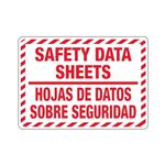 Safety Data Sheets / Bilingual 10" x 14" Sign